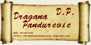 Dragana Pandurević vizit kartica